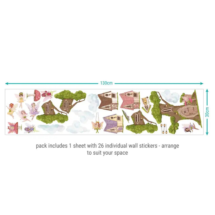 Fairy Tree House Wall Sticker Pack