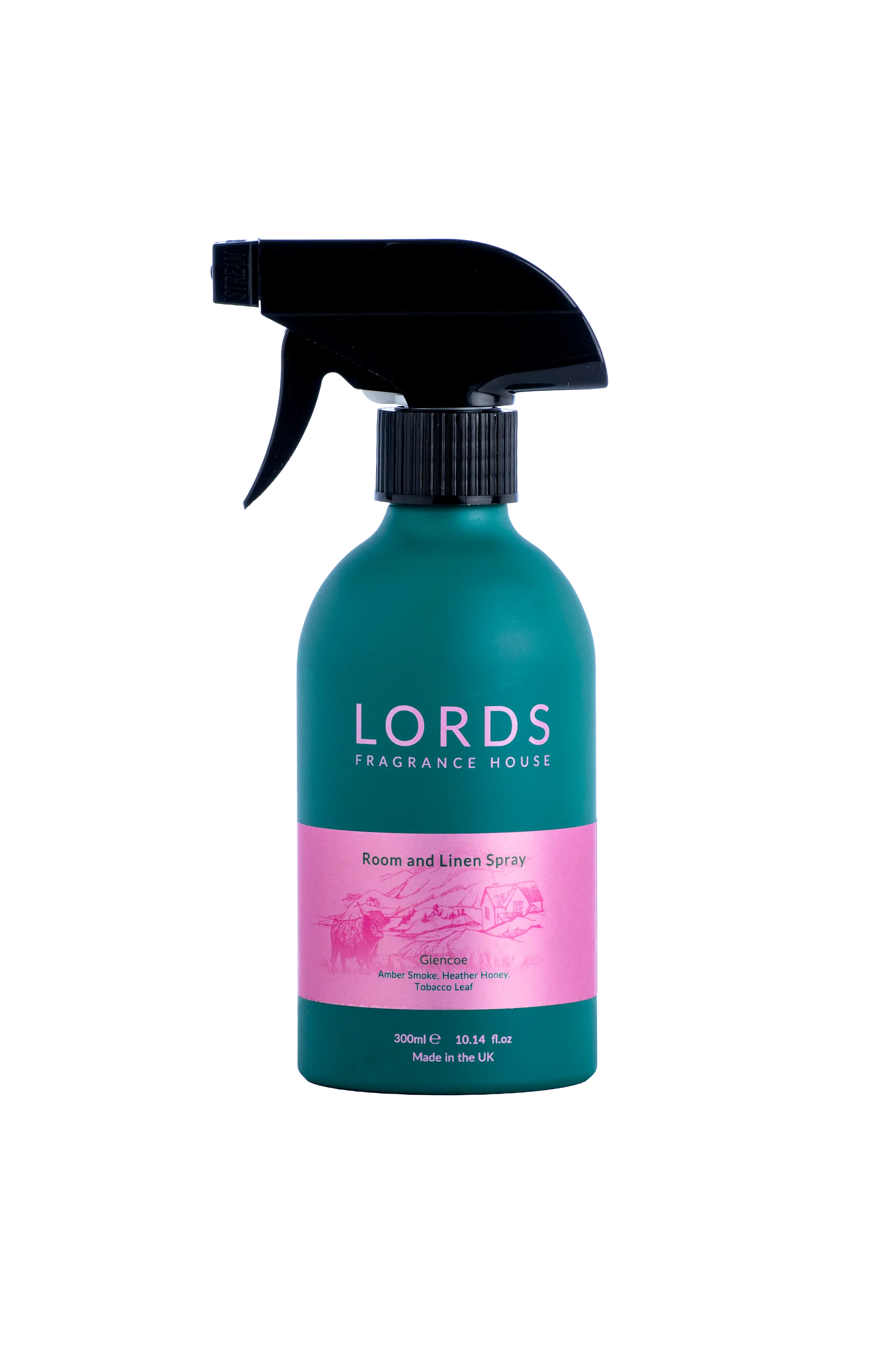Green Aluminium Room & Linen Spray LORDS Fragrance House