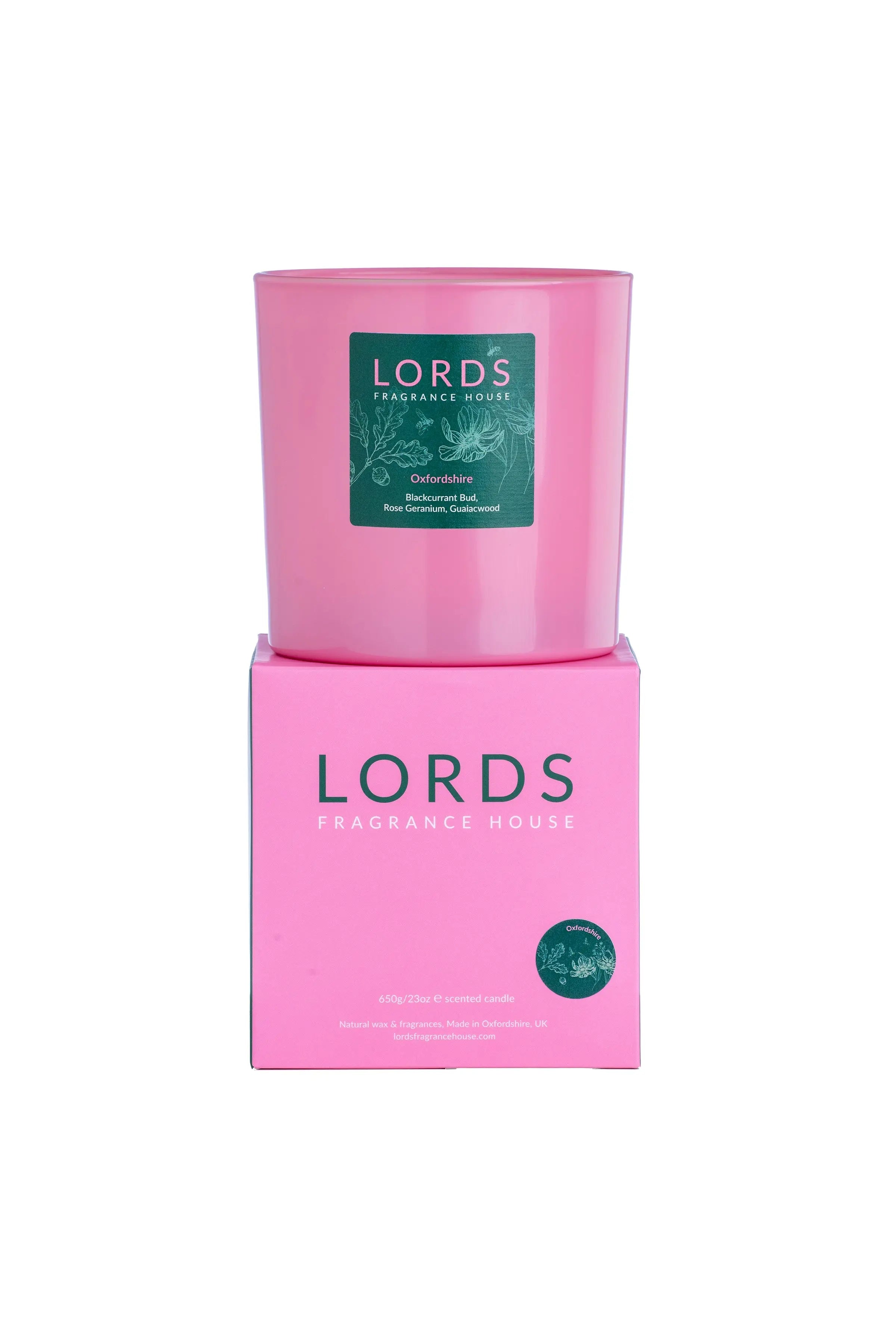 Oxfordshire 3 Wick Candle LORDS Fragrance House