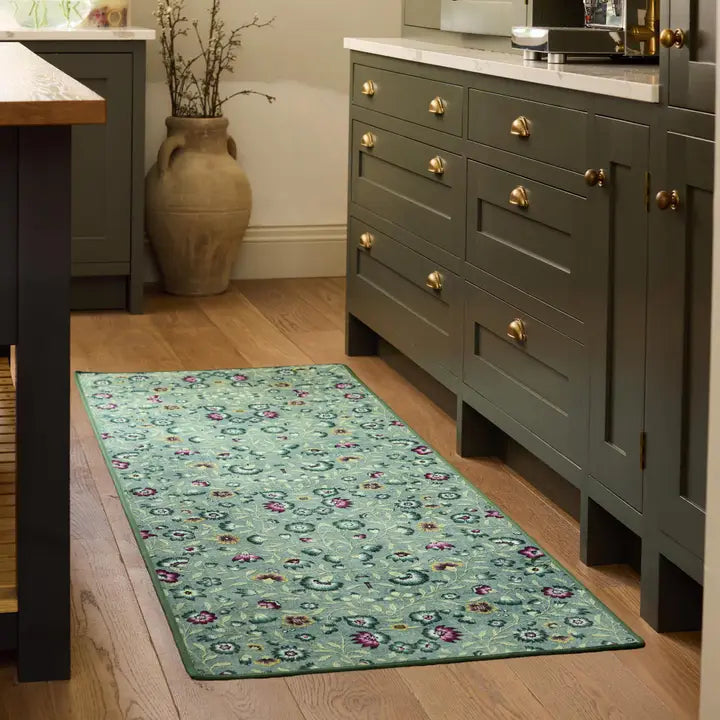 Rug Eco-Washable Blossoming Vines