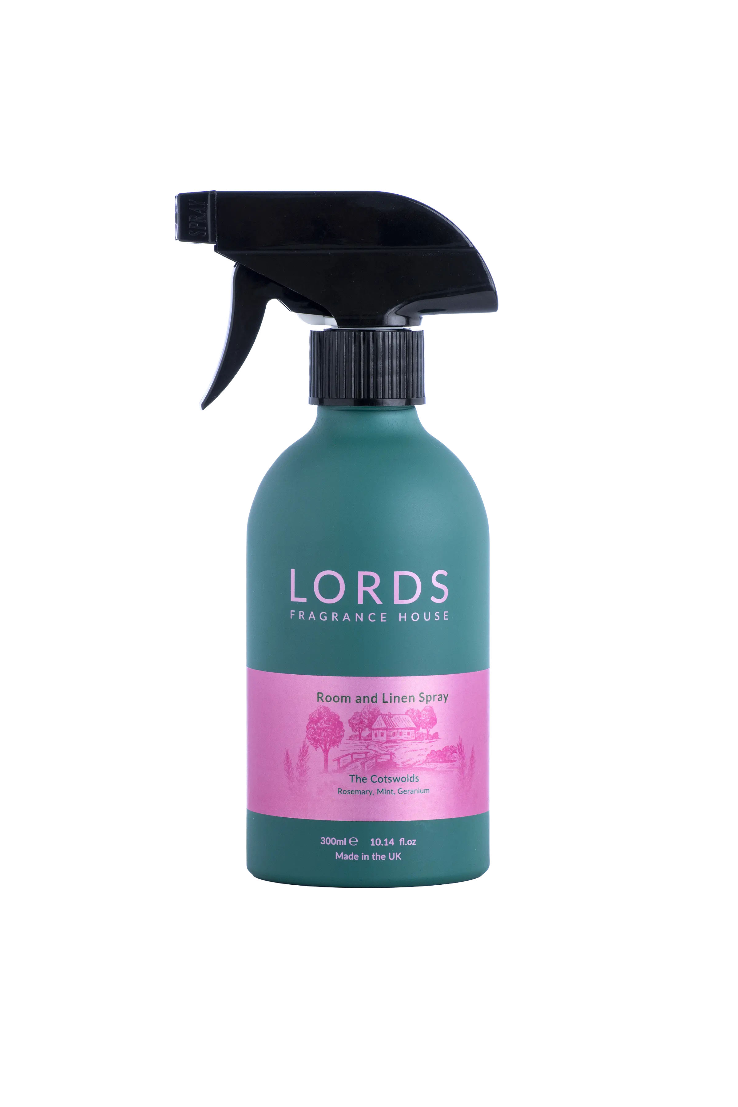 Green Aluminium Room & Linen Spray LORDS Fragrance House