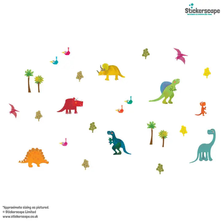 Friendly Dinosaurs Wall Sticker Pack