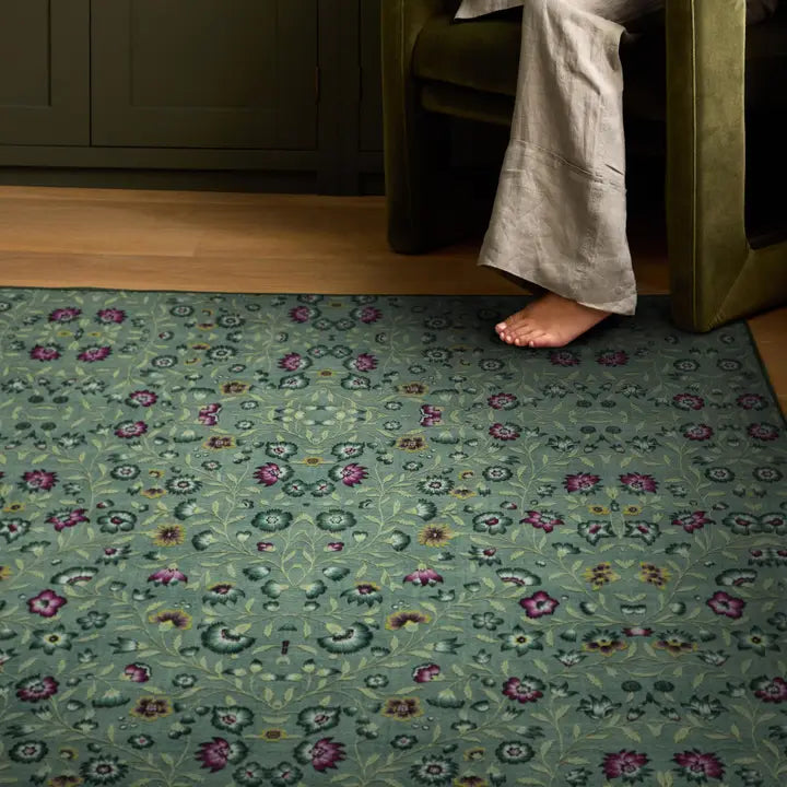 Rug Eco-Washable Blossoming Vines