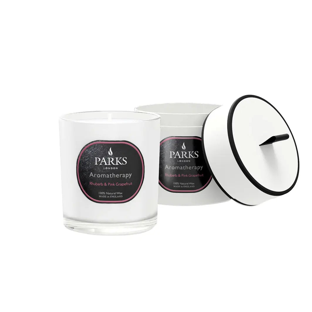 Rhubarb & Pink Grapefruit Candle — 220g Parks Candles