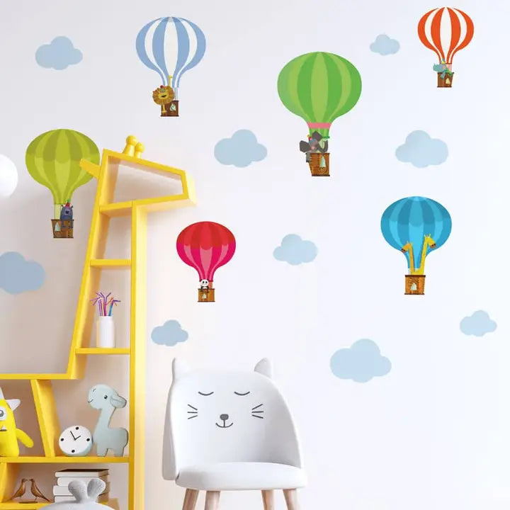 Hot Air Balloons Wall Sticker Pack