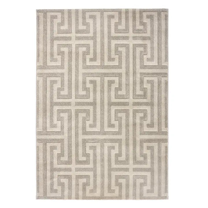 Origins Greek Key Rug | Taupe/Beige