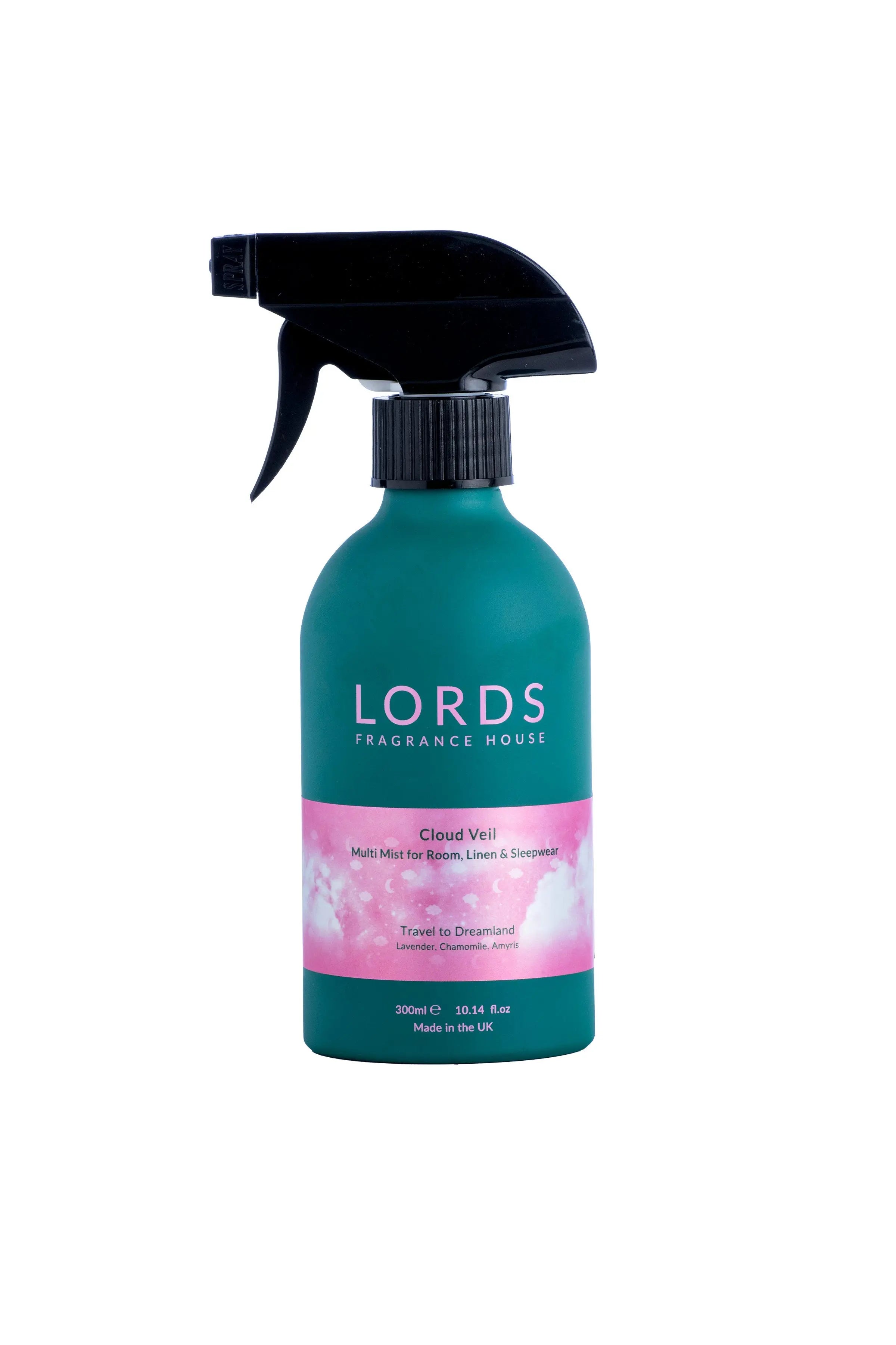 Green Aluminium Room & Linen Spray LORDS Fragrance House