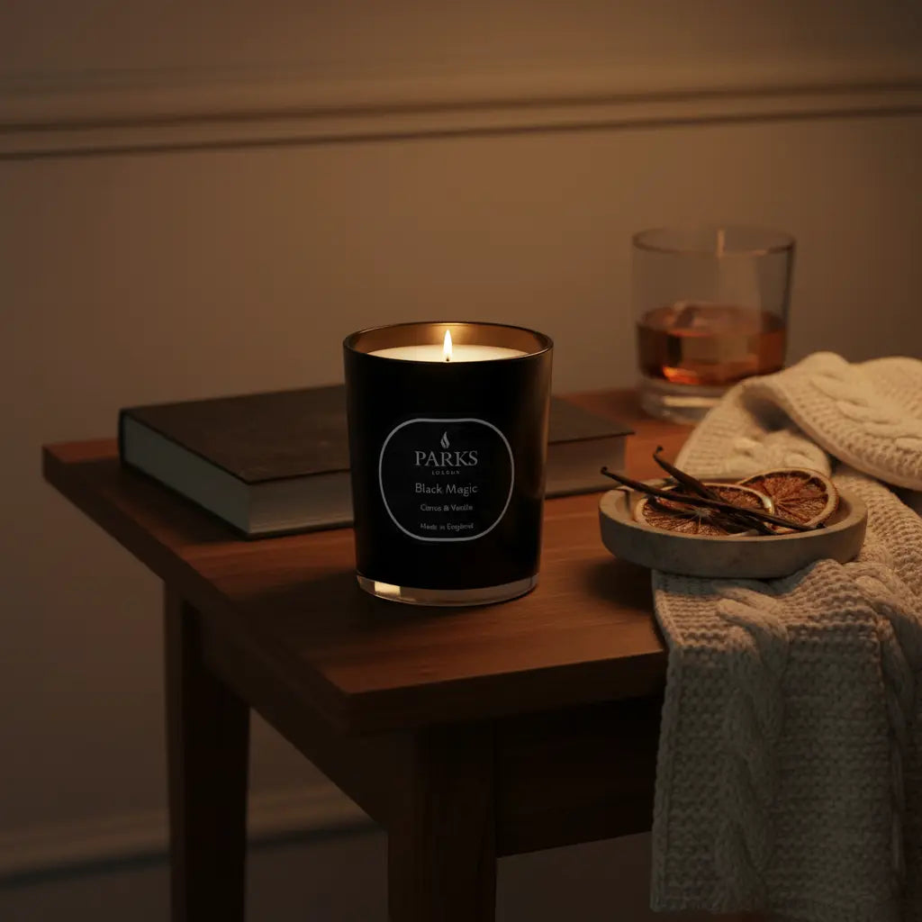 Black Magic Citrus & Vanilla Candle — 180g Parks Candles