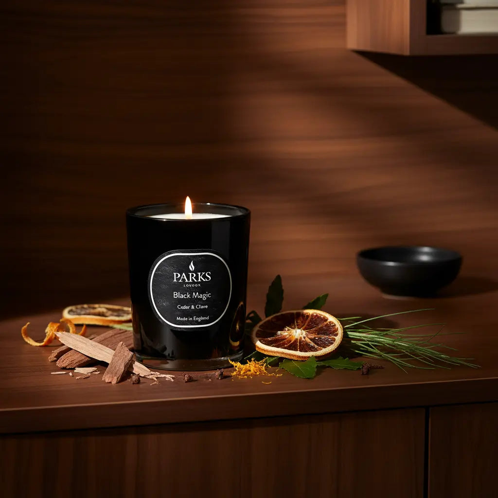 Cedarwood & Clove Candle — 180g Parks Candles