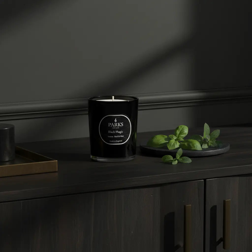 Vetiver, Basil & Mint Candle — 180g Parks Candles