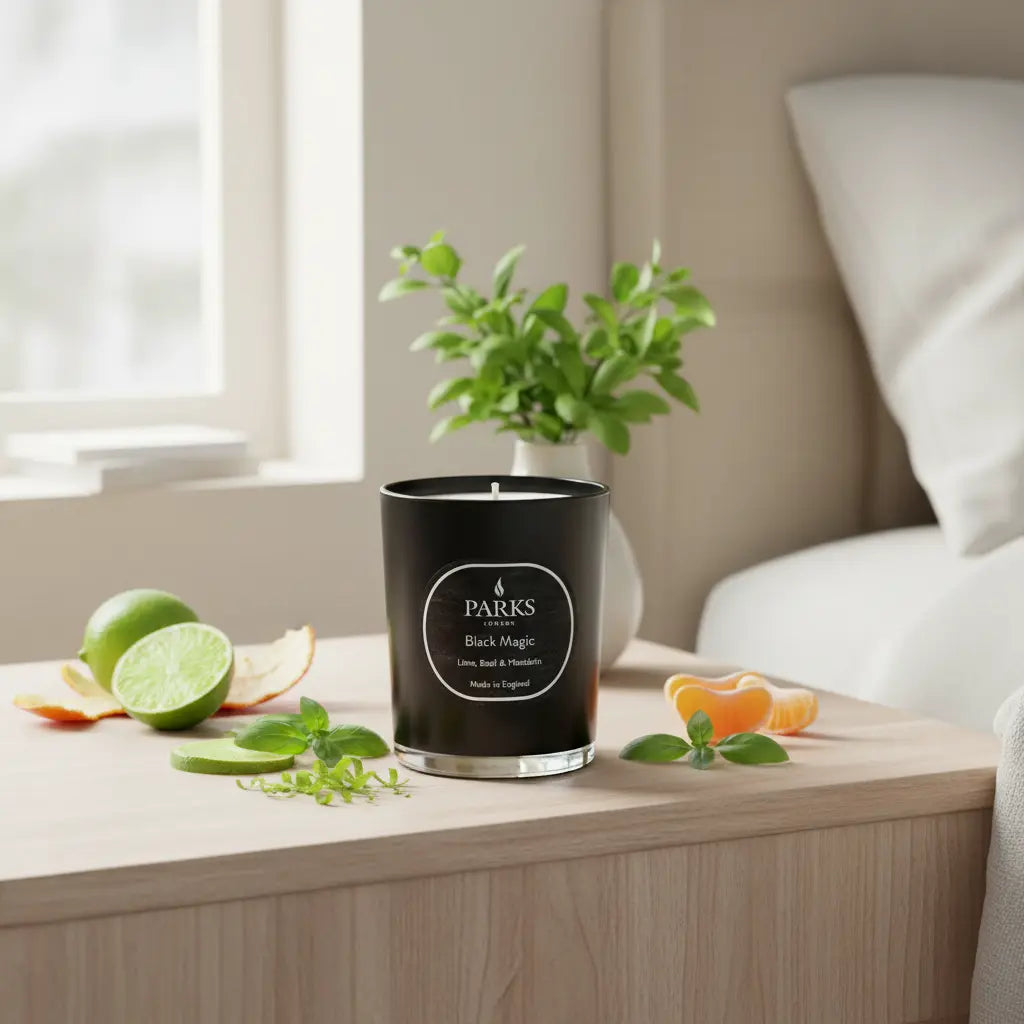 Lime, Basil & Mandarin Candle — 180g Parks Candles