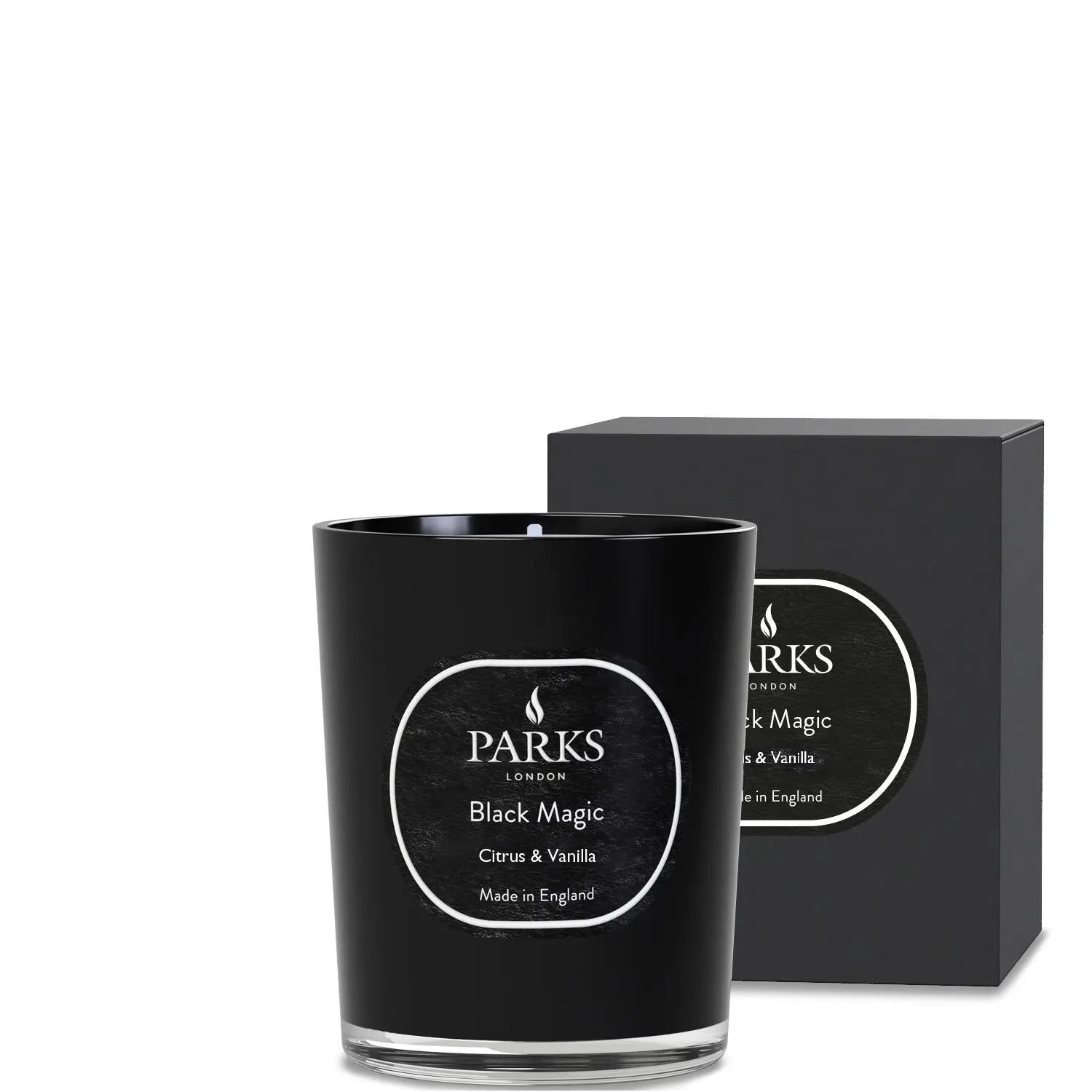 Black Magic Citrus & Vanilla Candle — 180g Parks Candles