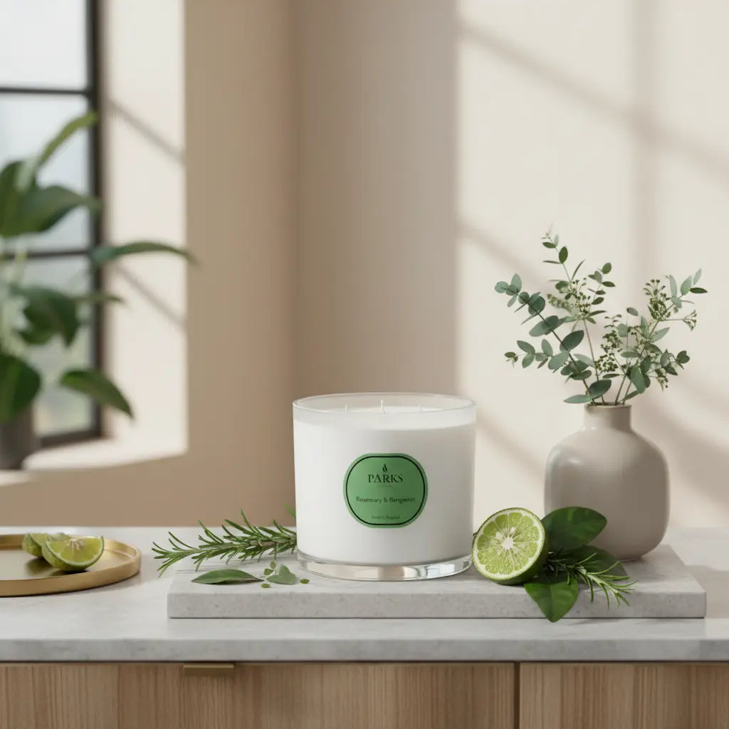 Rosemary & Bergamot 3 Wick Candle