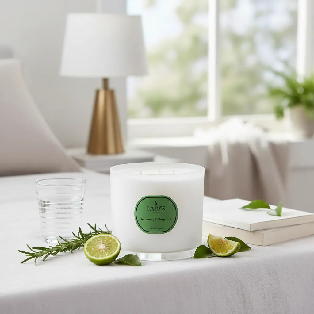 Rosemary & Bergamot 3 Wick Candle