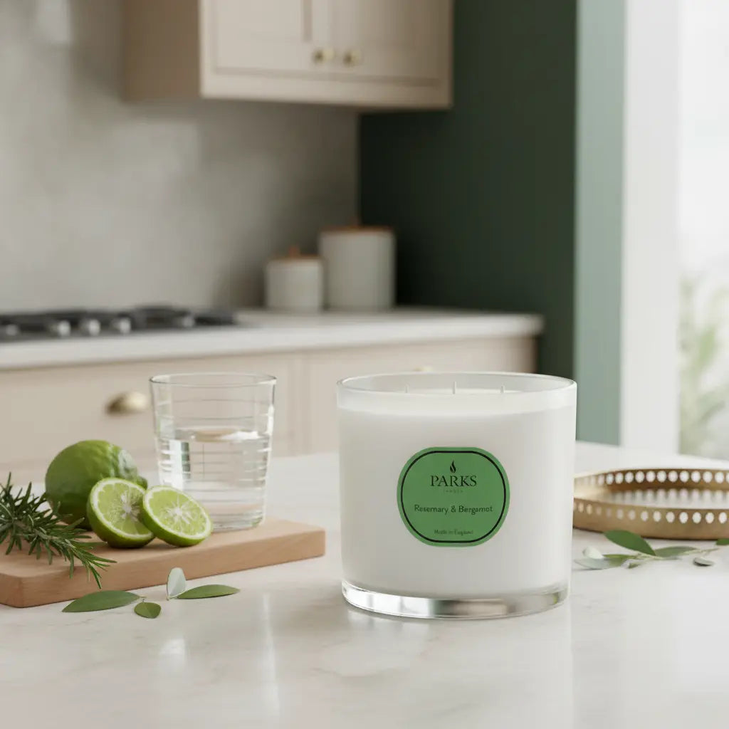 Rosemary & Bergamot 3 Wick Candle