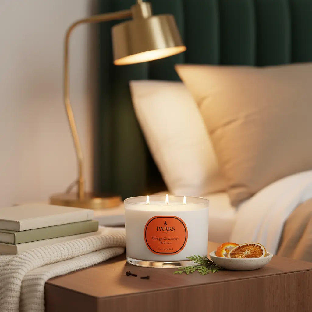 Orange, Cedarwood & Clove 3 Wick Candle