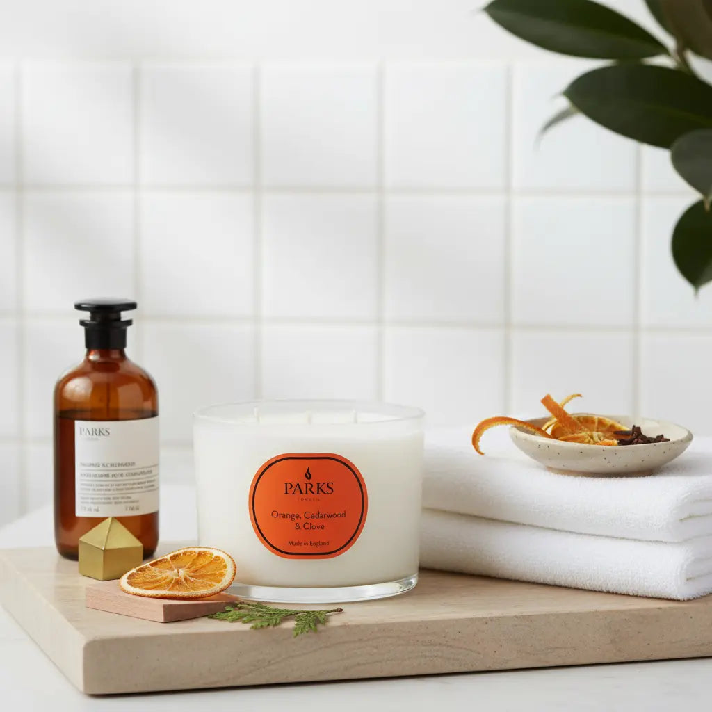 Orange, Cedarwood & Clove 3 Wick Candle