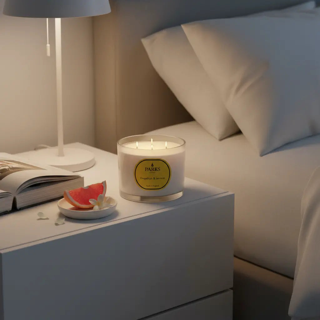 Grapefruit & Jasmine Candle — 350g Parks Candles