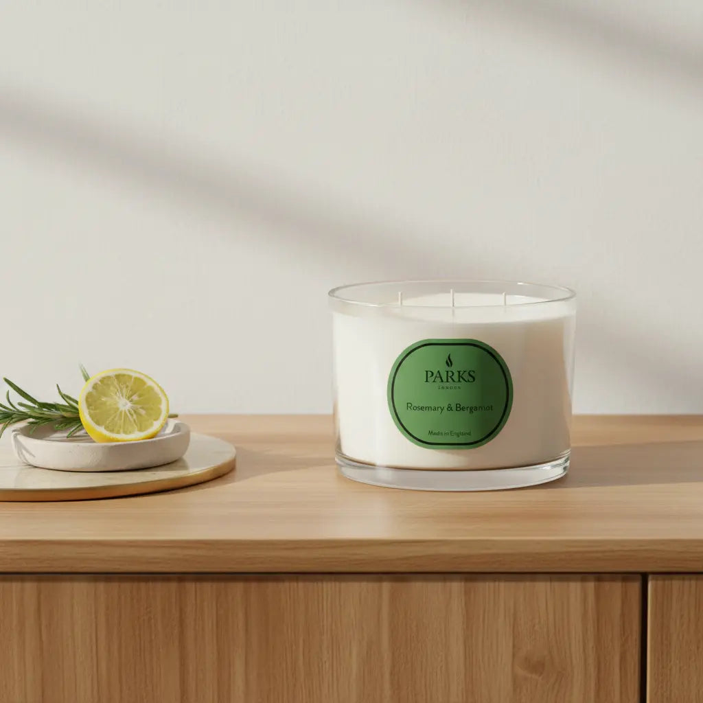 Rosemary & Bergamot Candle — 350g Parks Candles