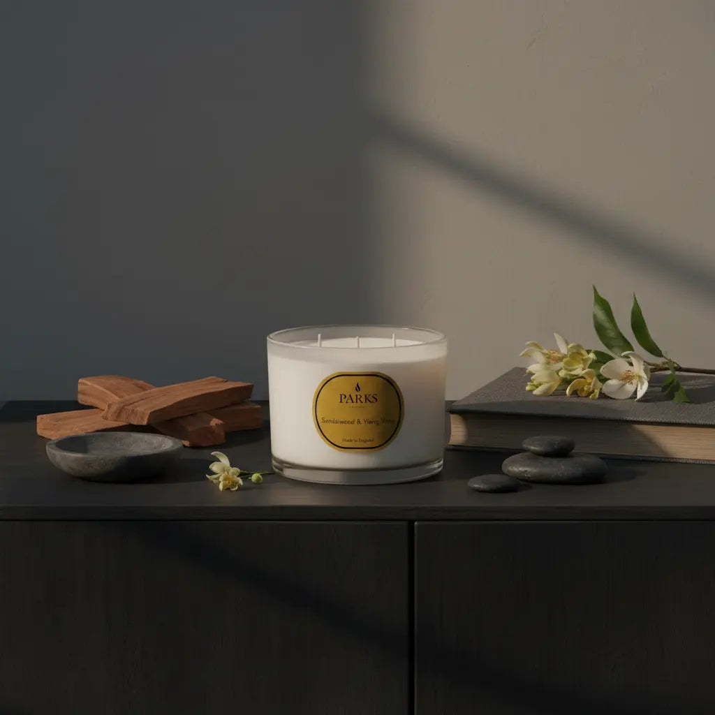 Sandalwood & Ylang Ylang 3 Wick Candle