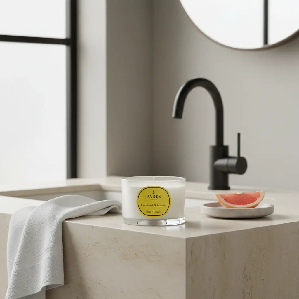 Grapefruit and Jasmine Travel Candle Parks Candles