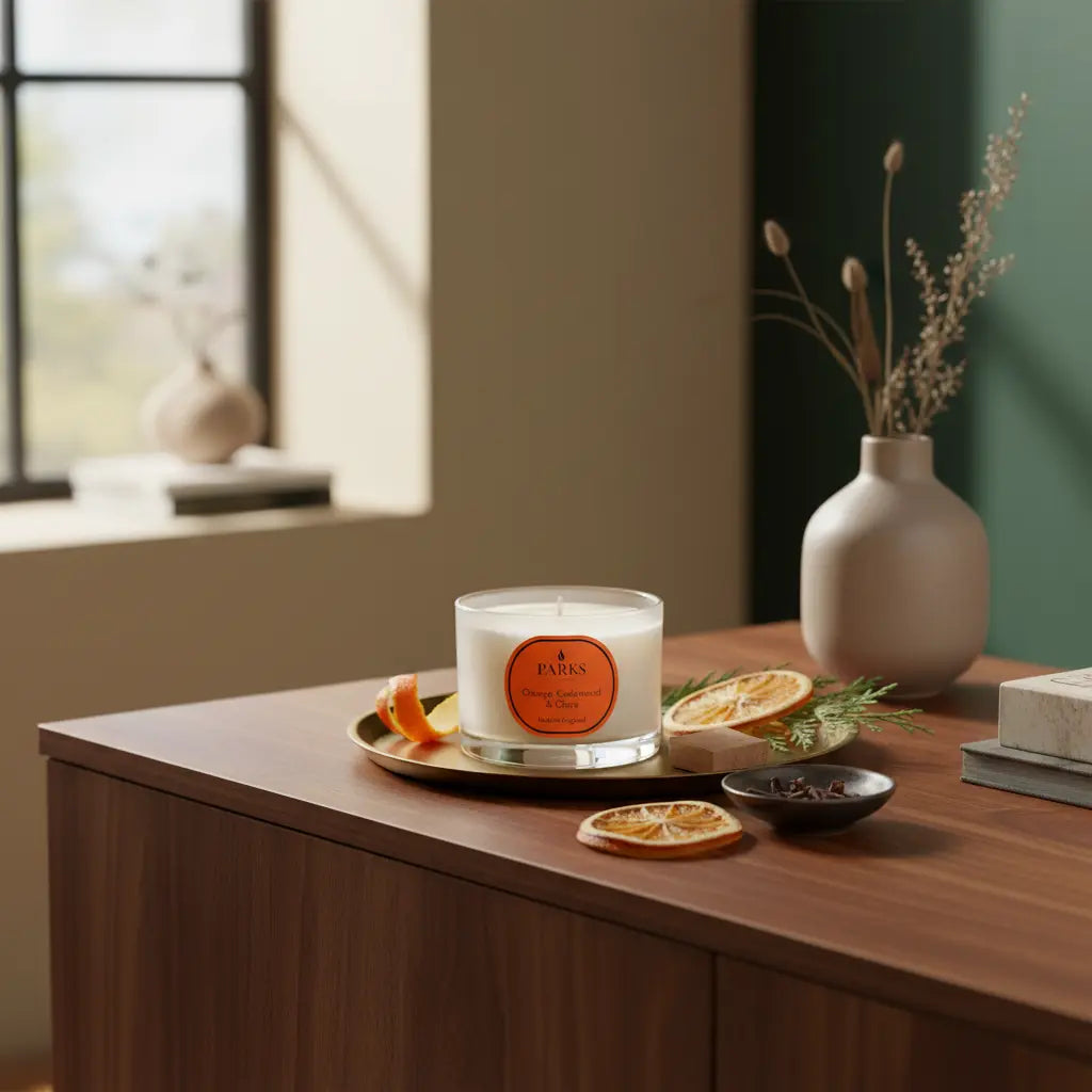 Orange, Cedarwood & Clove Travel Candle Parks Candles
