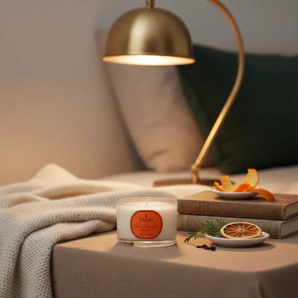 Orange, Cedarwood & Clove Travel Candle Parks Candles