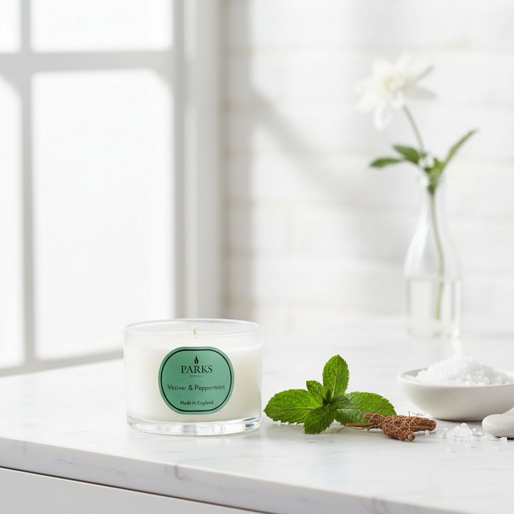 Vetiver and Peppermint Travel Candle
