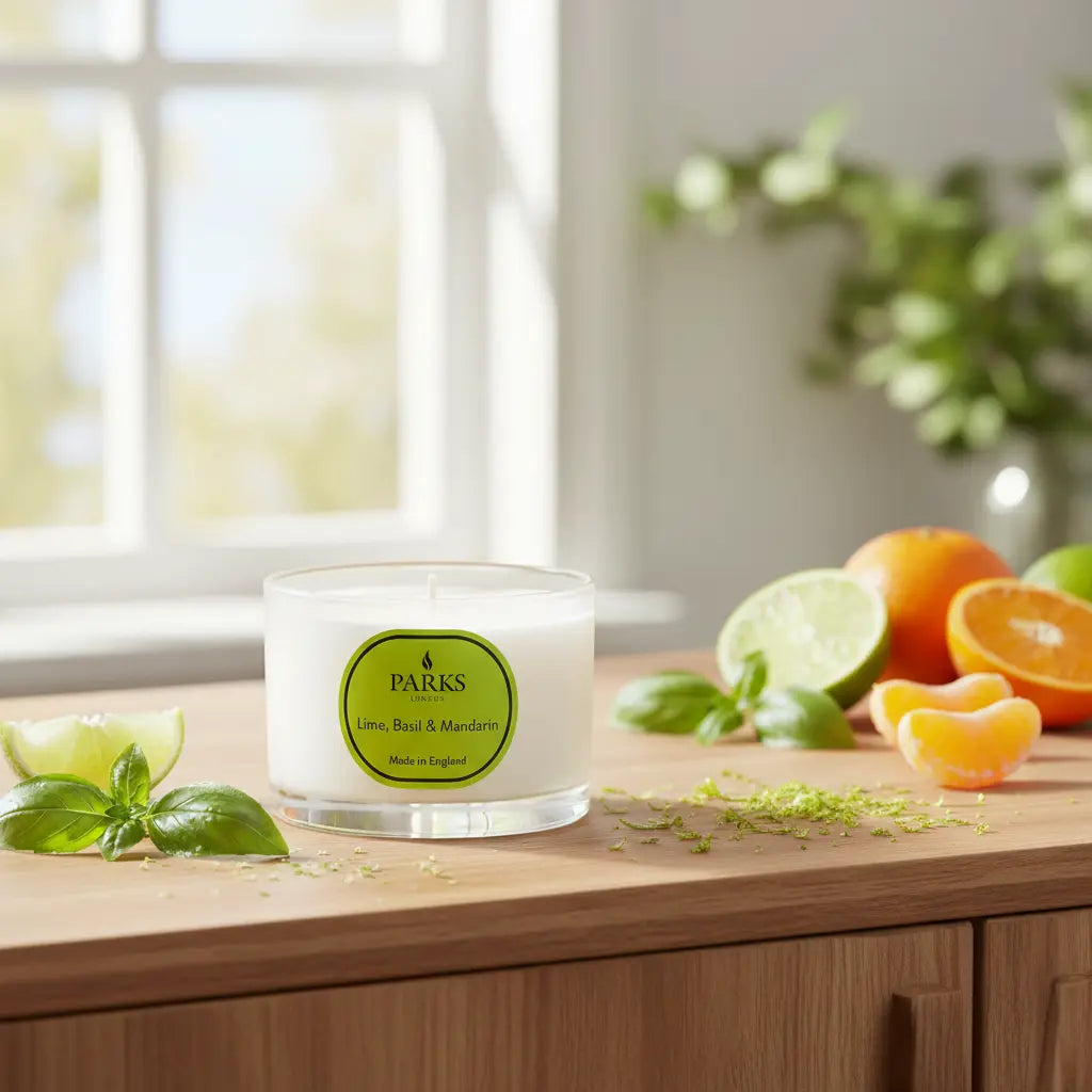 Lime, Basil & Mandarin Travel Candle Parks Candles