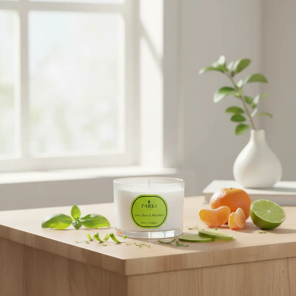 Lime, Basil & Mandarin Travel Candle Parks Candles