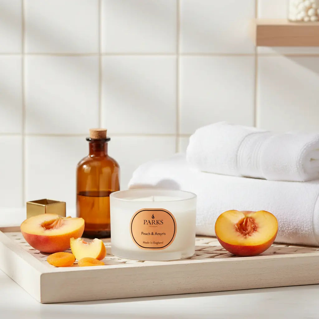 Peach & Amyris Travel Candle Parks Candles