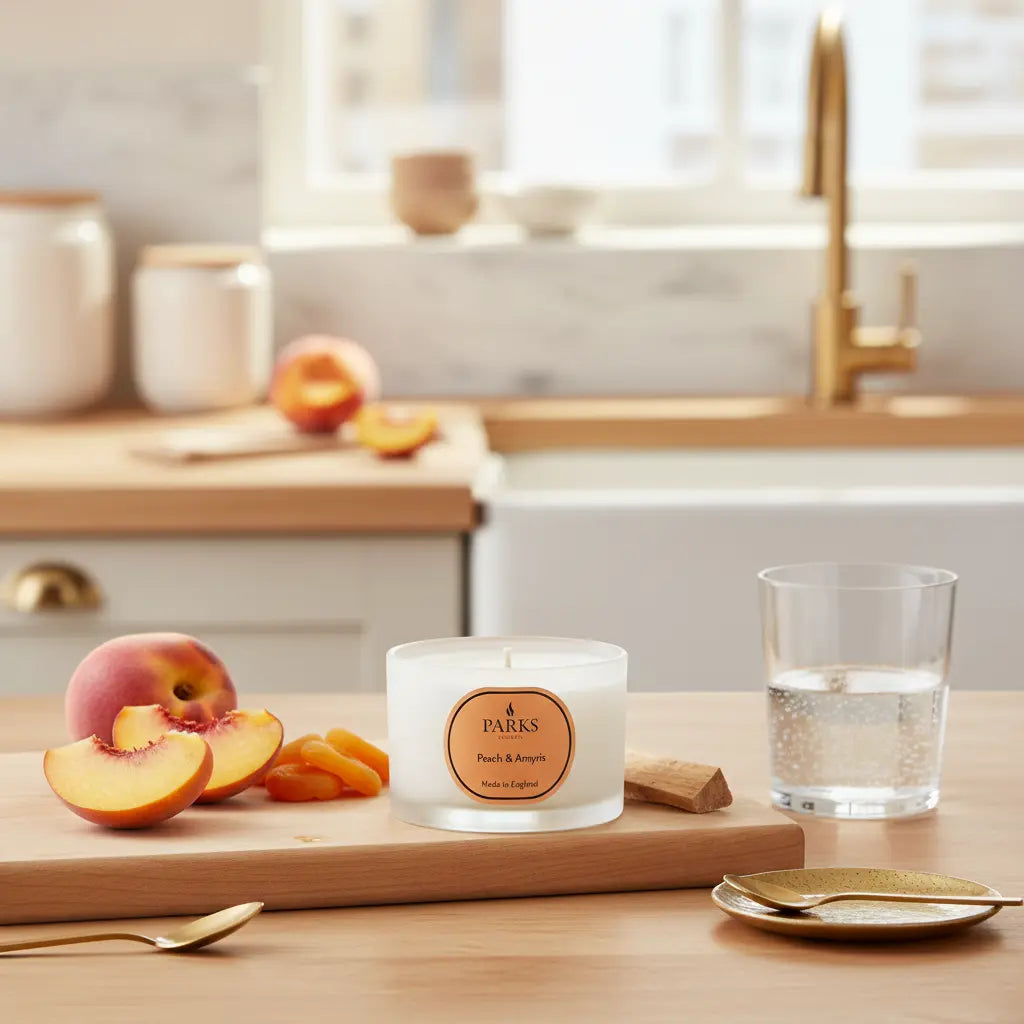 Peach & Amyris Travel Candle Parks Candles