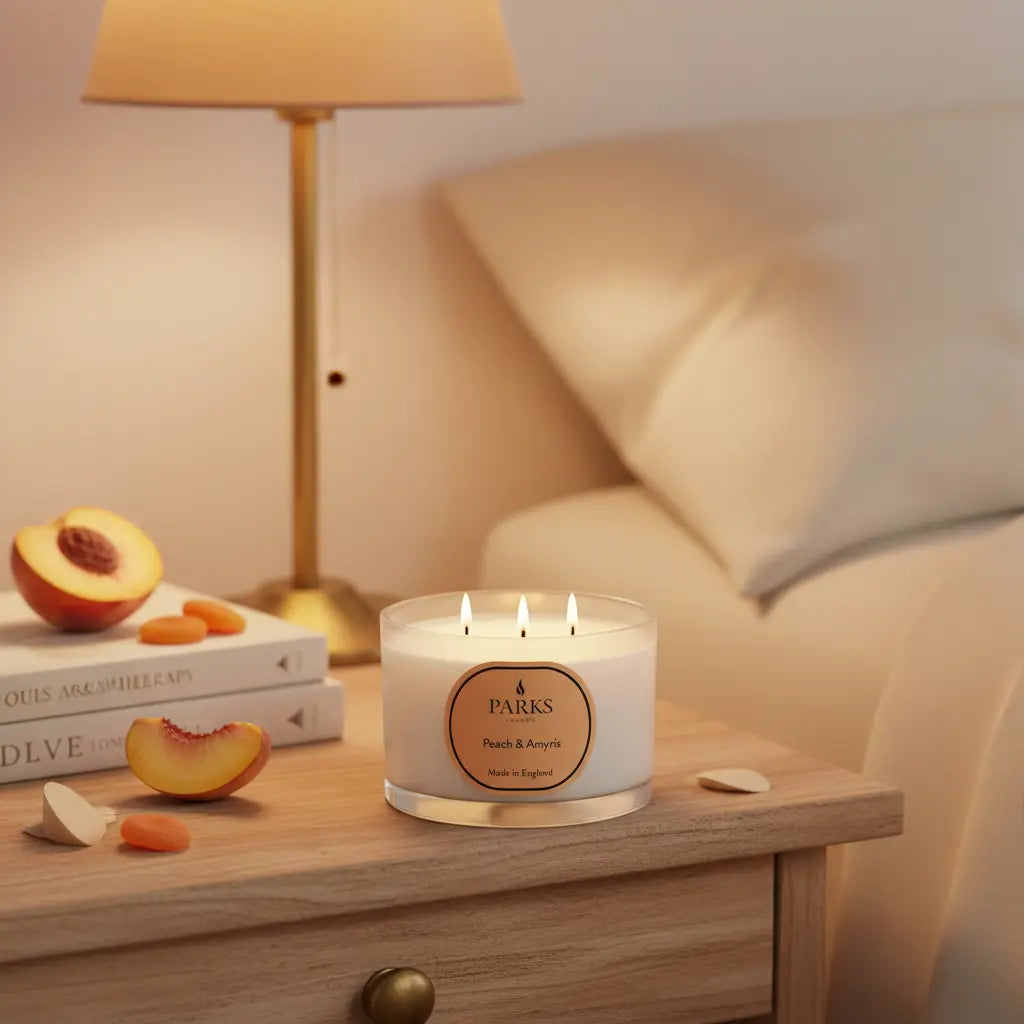 Peach & Amyris Travel Candle Parks Candles