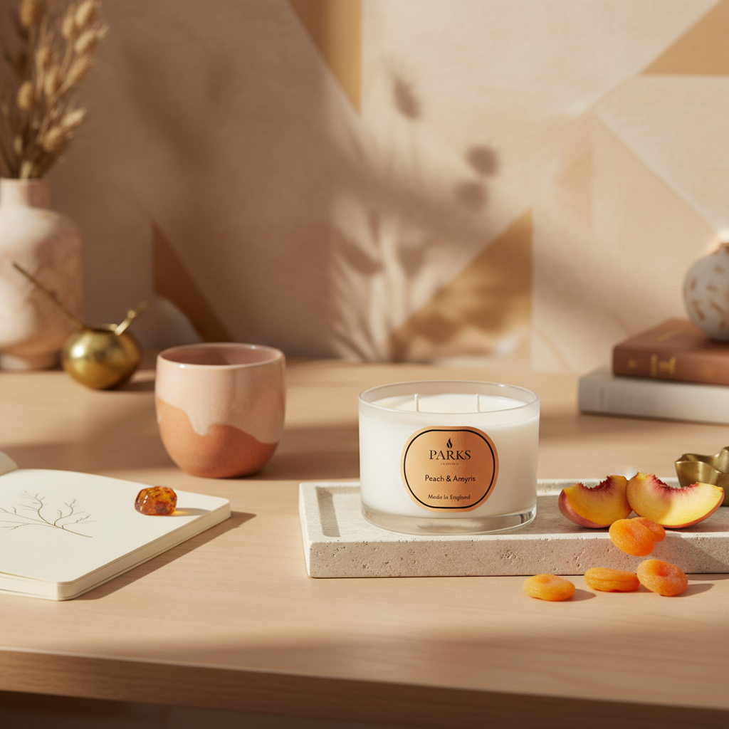 Peach & Amyris Travel Candle
