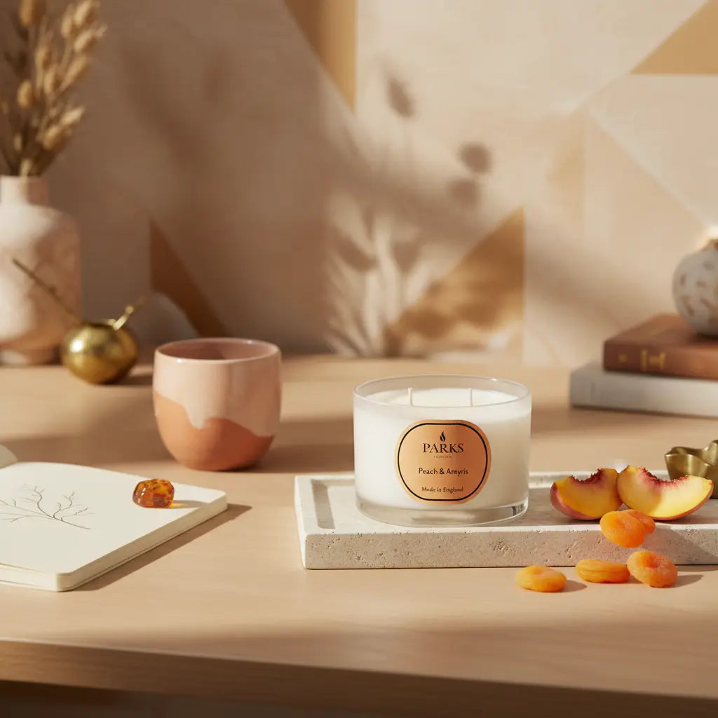 Peach & Amyris Travel Candle Parks Candles