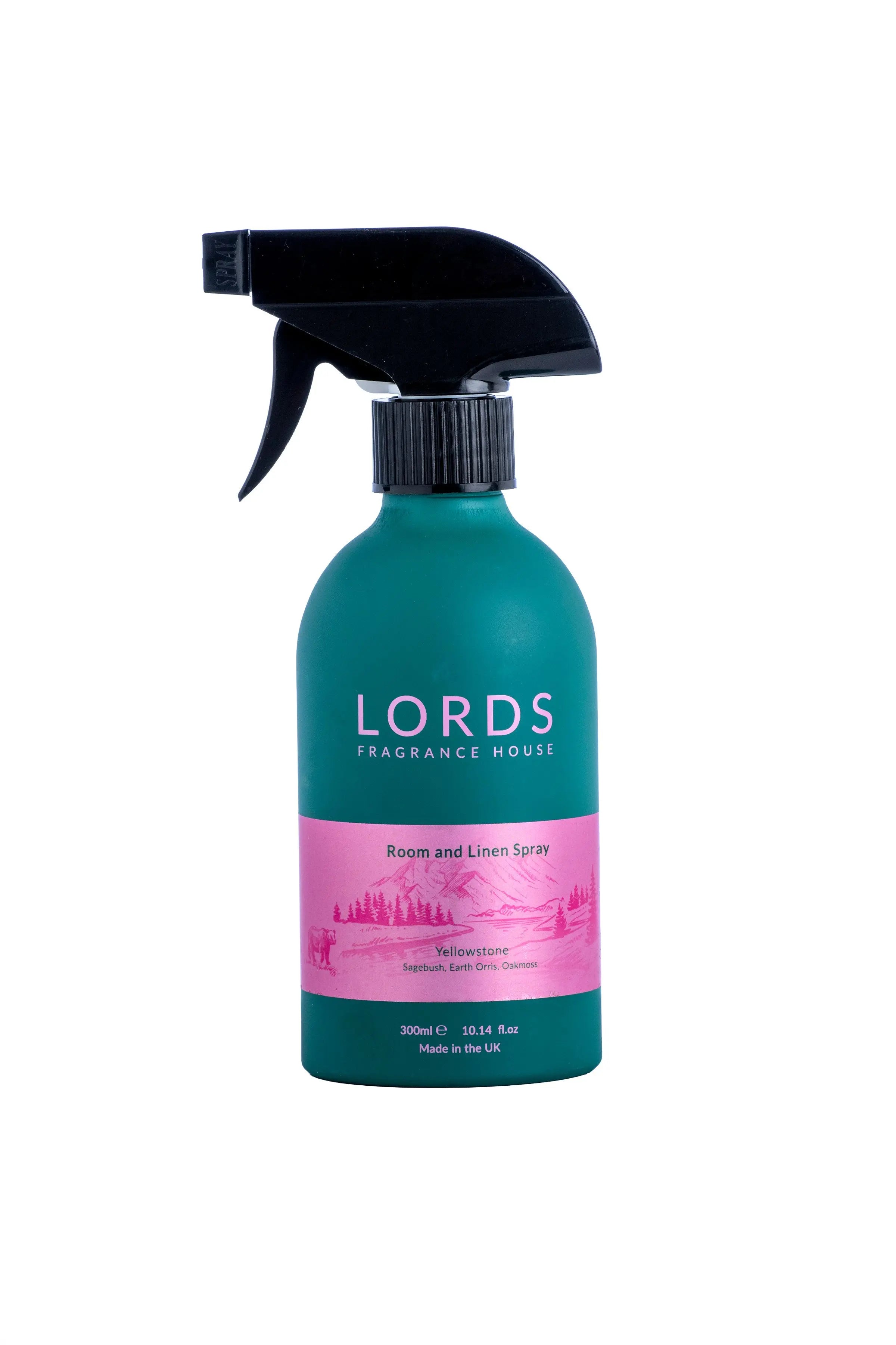 Green Aluminium Room & Linen Spray LORDS Fragrance House