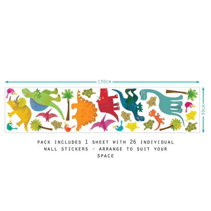 Friendly Dinosaurs Wall Sticker Pack