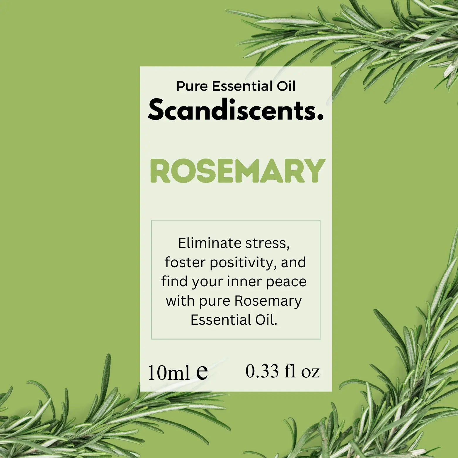 Rosemary Essential Oil – De-stress and Anti-Anxiety