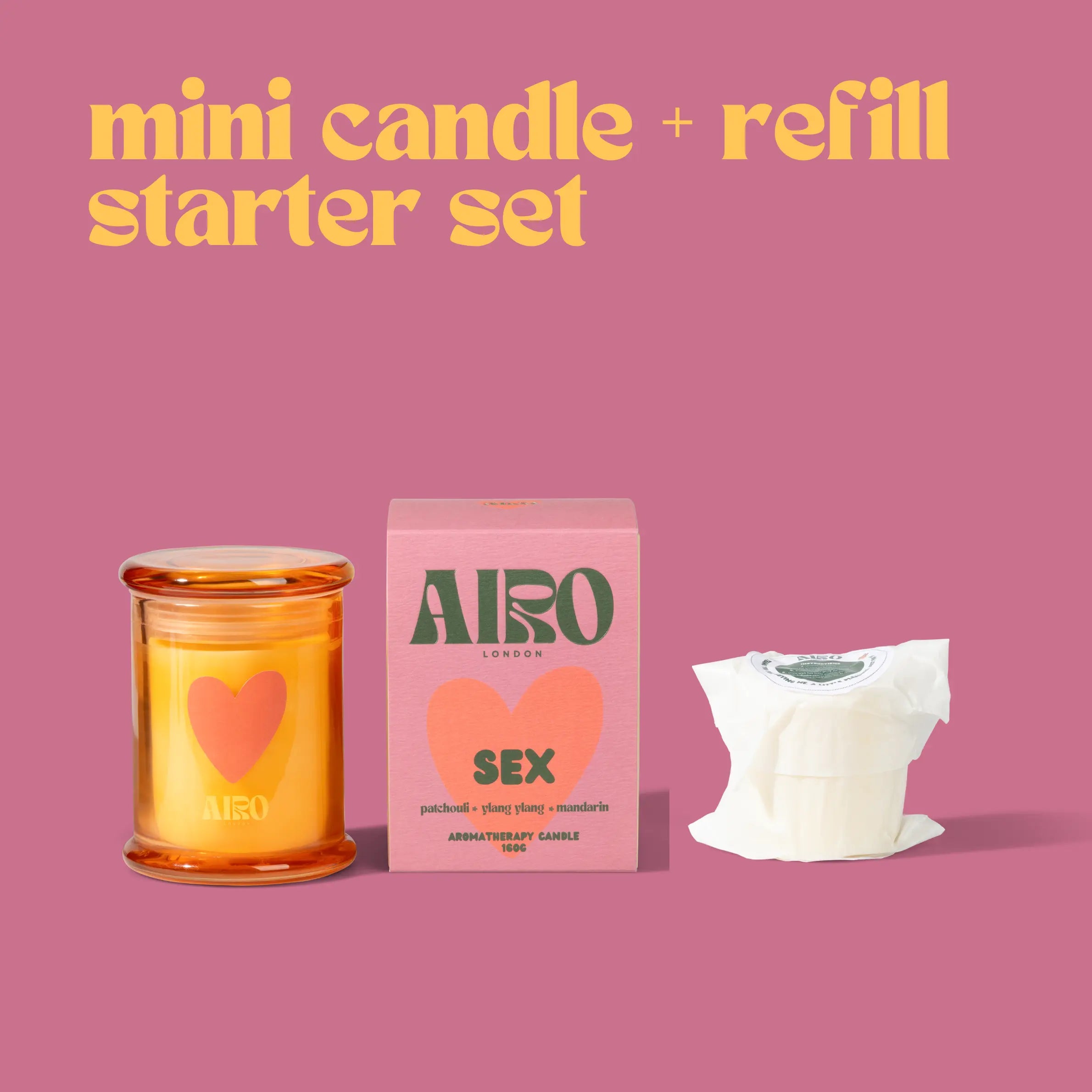 Mini Candle + Refill Starter Bundle
