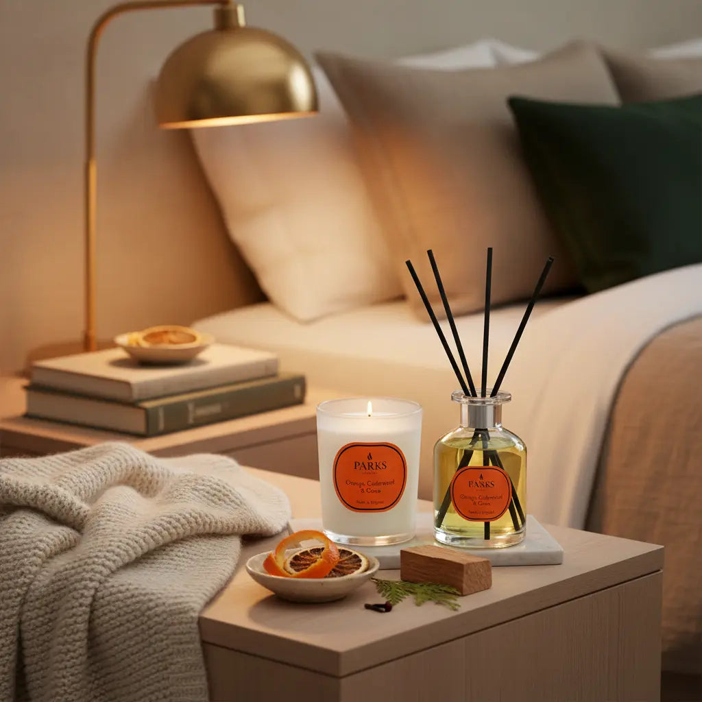 Orange, Cedarwood & Clove Candle & Reed Diffuser — 180g