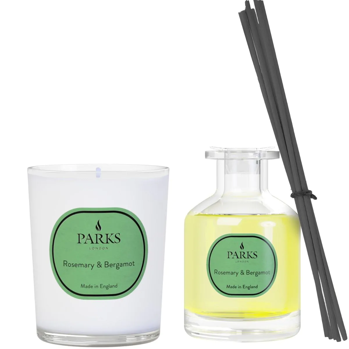 Rosemary & Bergamot Candle & Reed Diffuser — 180g