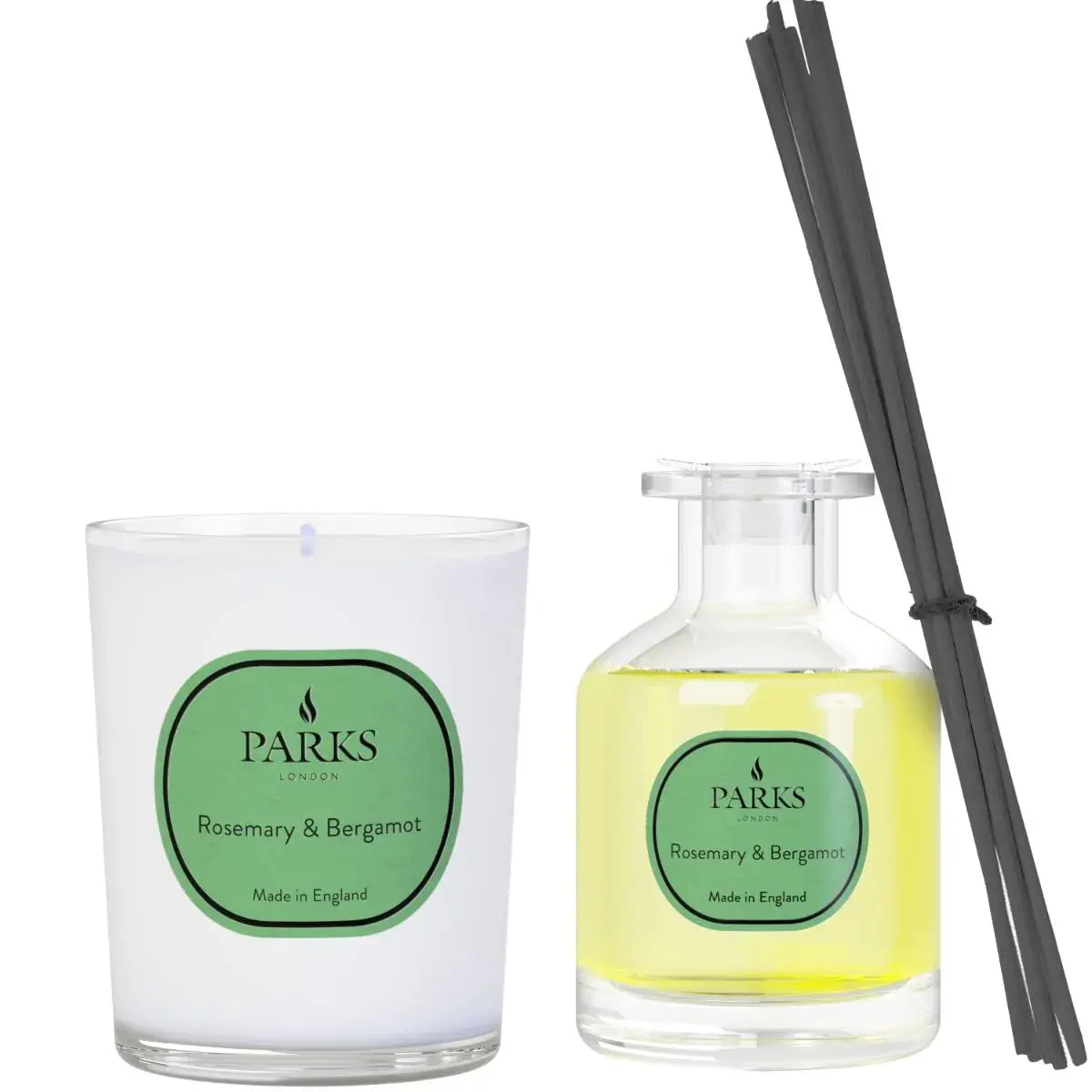 Rosemary & Bergamot Candle & Reed Diffuser — 180g