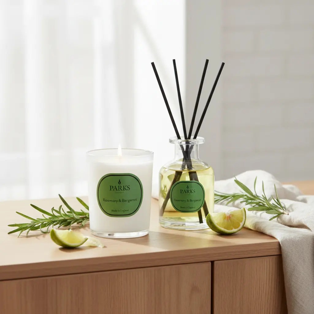 Rosemary & Bergamot Candle & Reed Diffuser — 180g