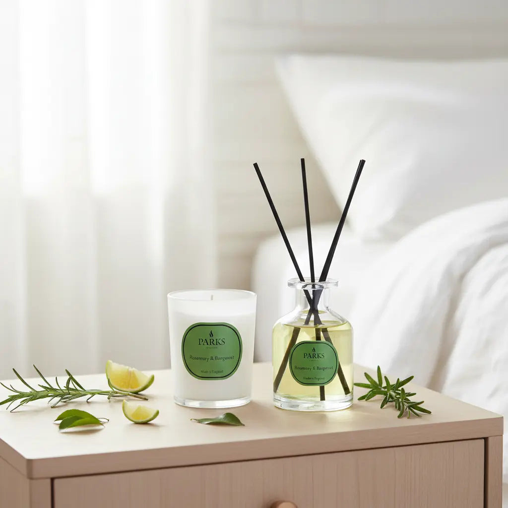 Rosemary & Bergamot Candle & Reed Diffuser — 180g