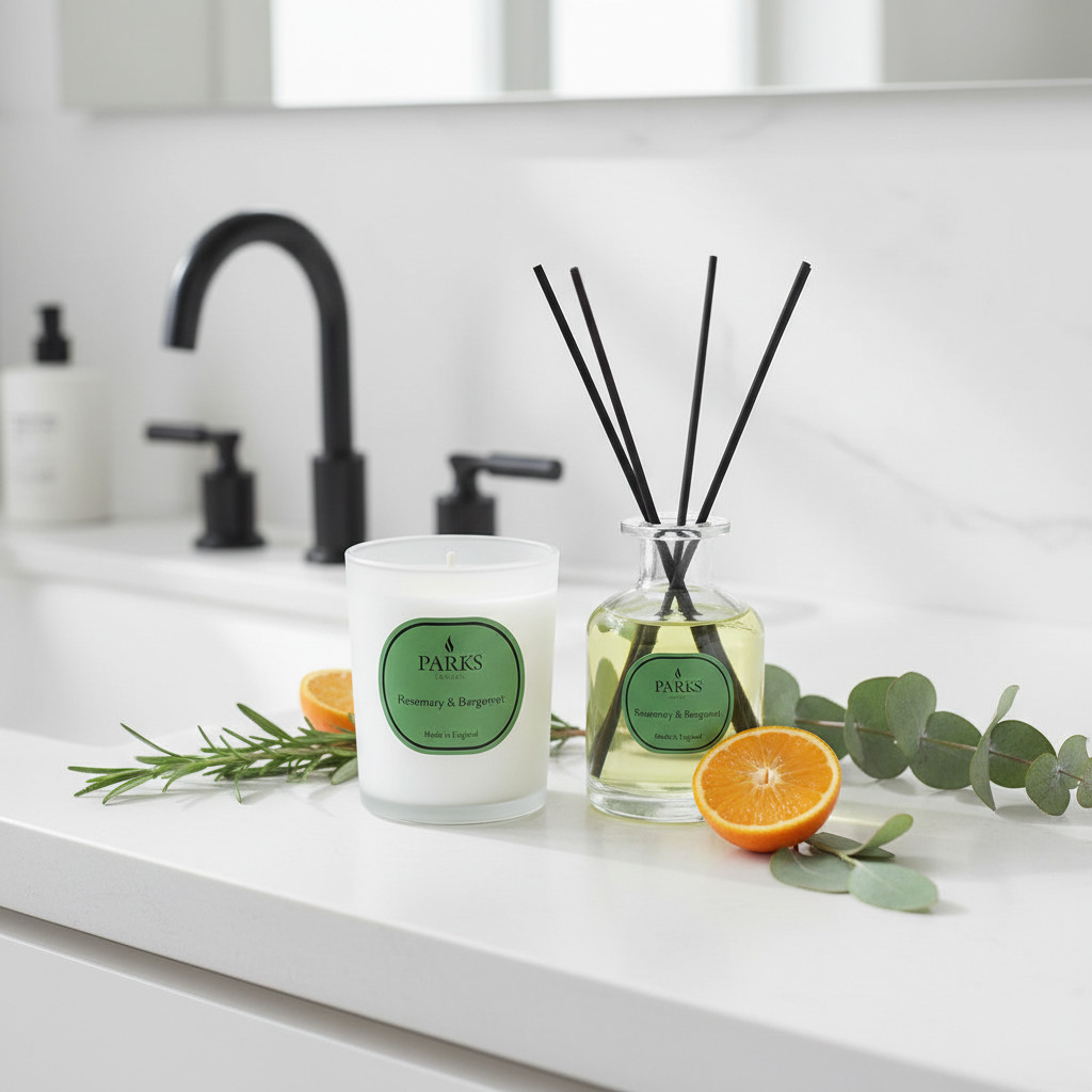 Rosemary & Bergamot Candle & Reed Diffuser — 180g