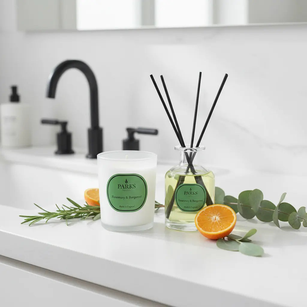 Rosemary & Bergamot Candle & Reed Diffuser — 180g