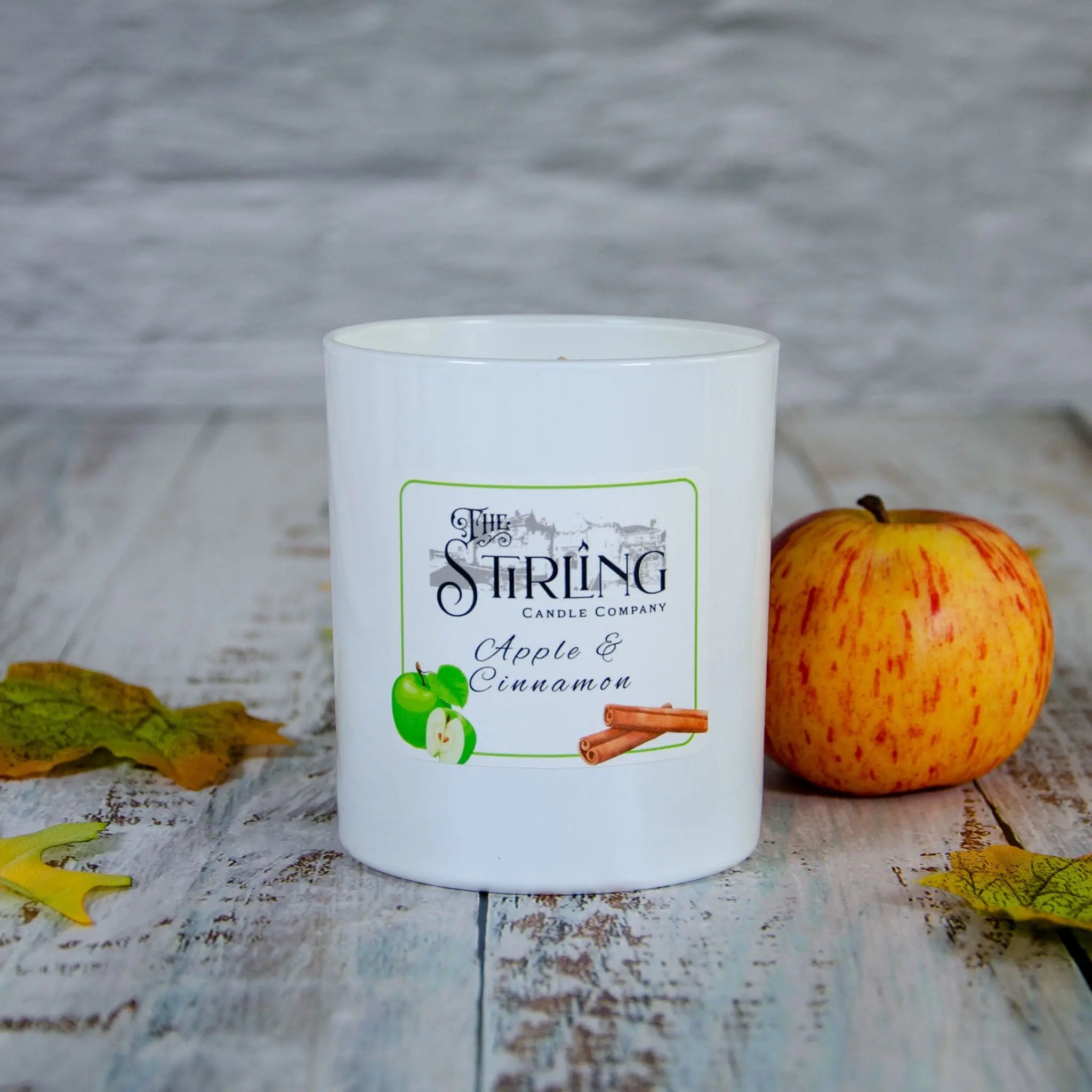 Apple & Cinnamon – Large Candle The Stirling Candle Company