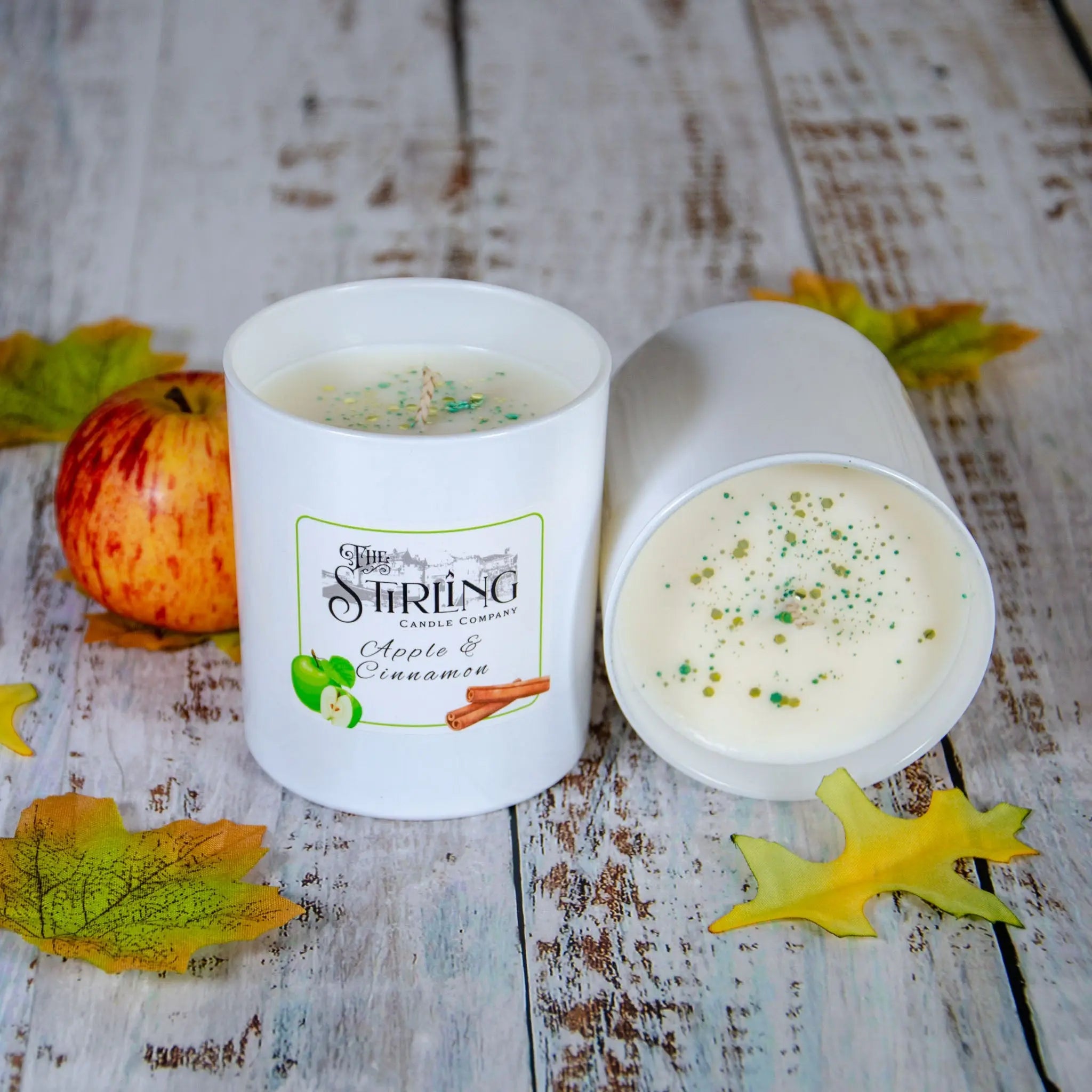 Apple & Cinnamon – Large Candle The Stirling Candle Company