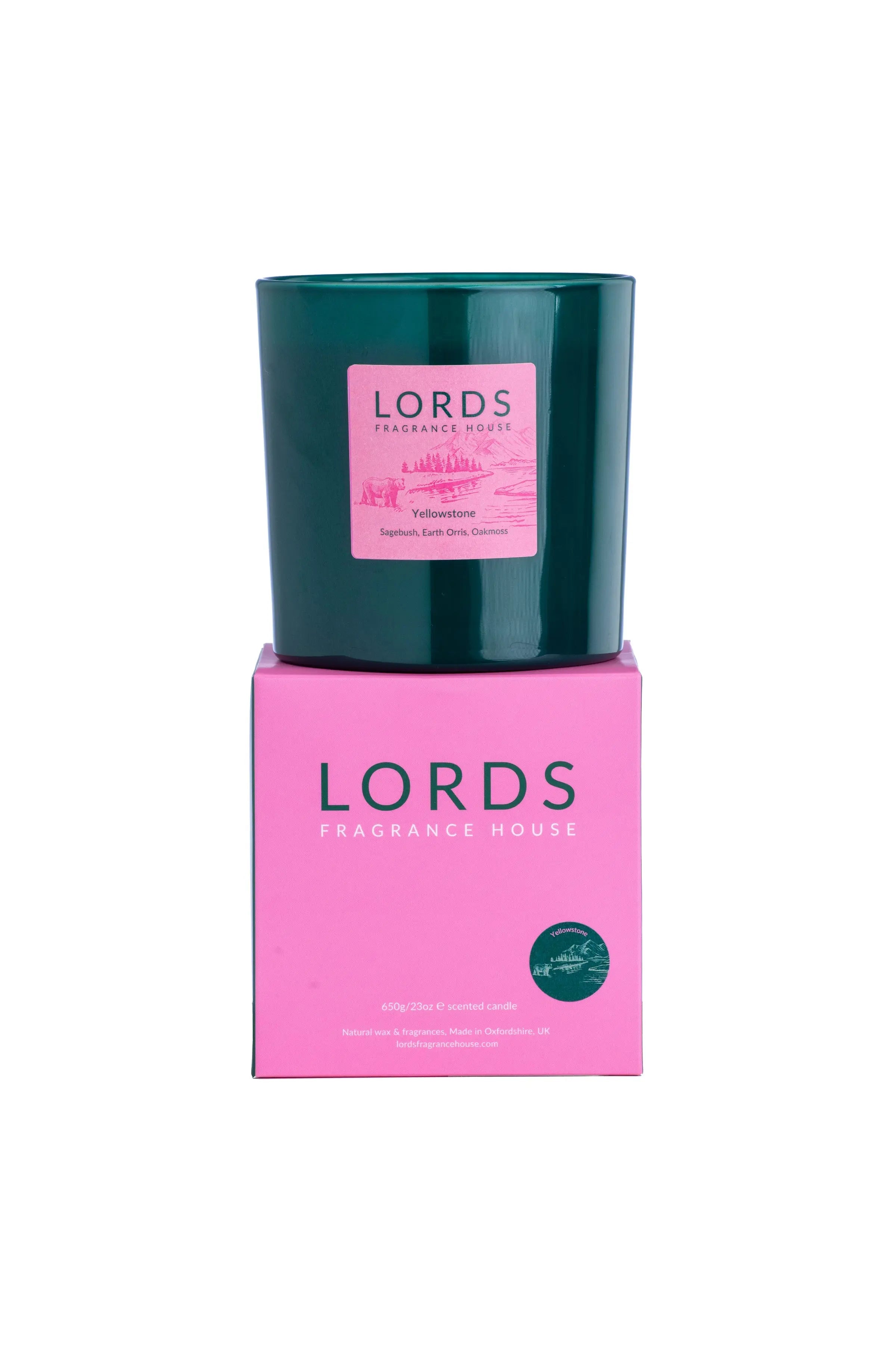 Yellowstone 3 Wick Candle LORDS Fragrance House