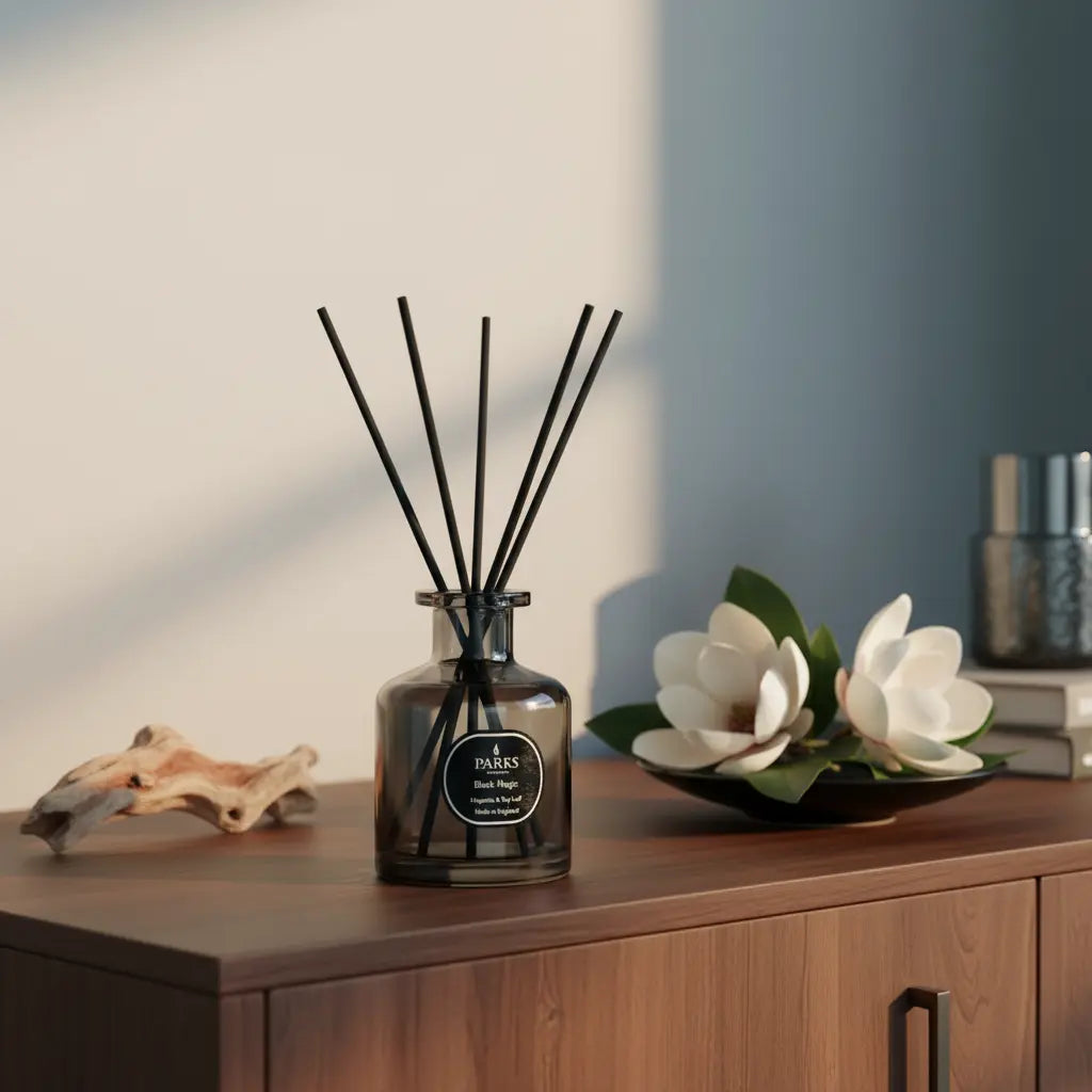 Magnolia & Bay Leaf Reed Diffuser — 100ml Parks Candles